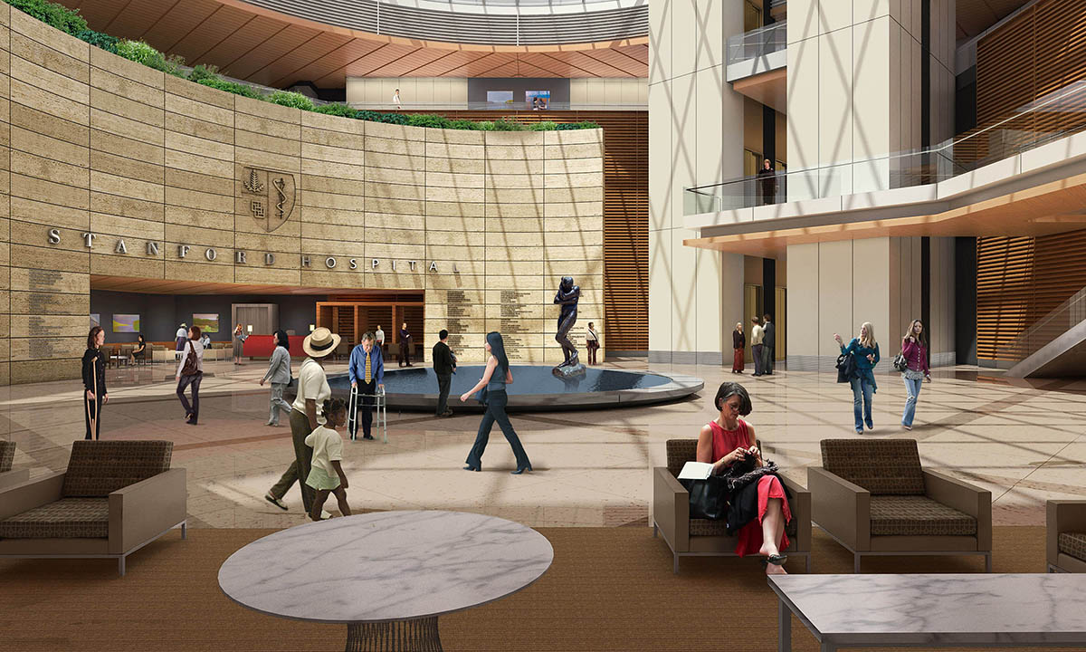 New Stanford Hospital Atrium